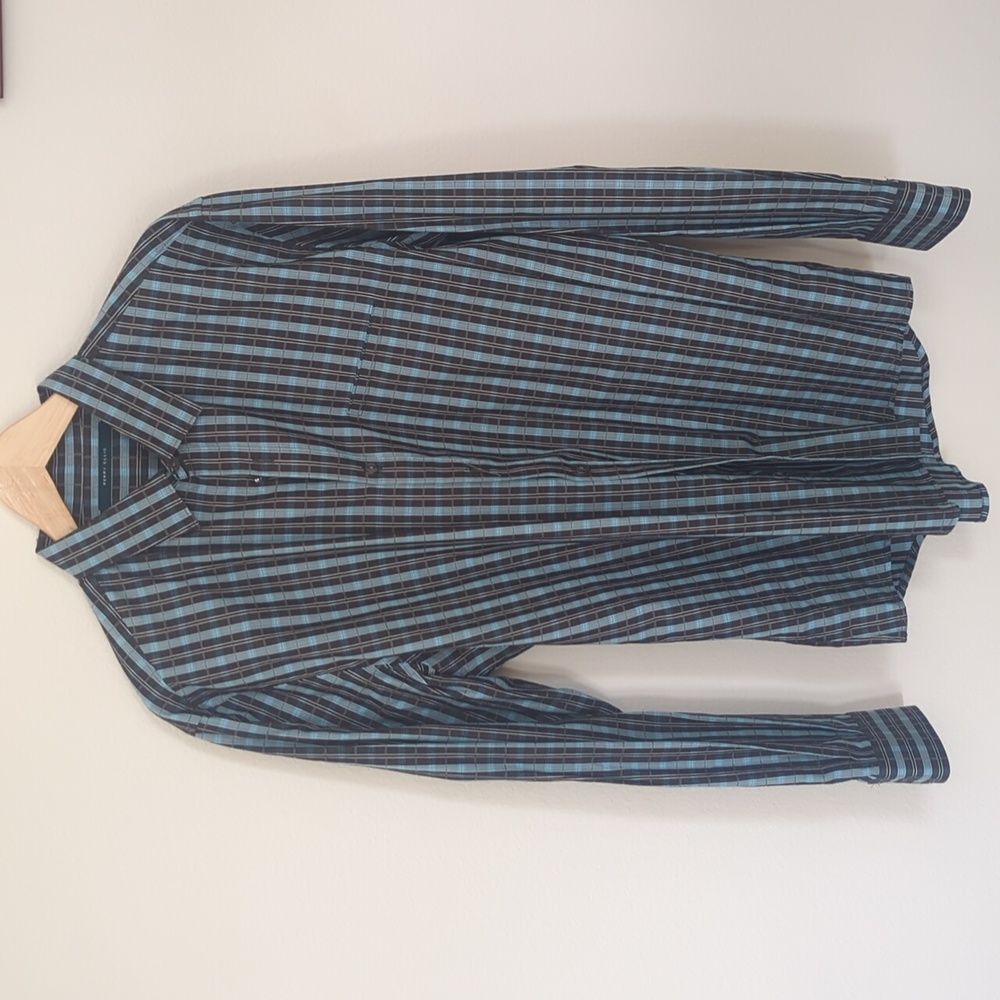 Men's long sleeve size large shirt - Perry Ellis - like new